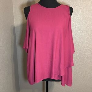 Lush Cold Shoulder Blouse